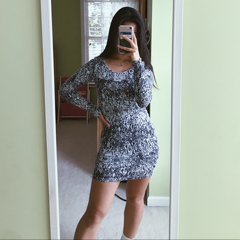 Guess snake skin dress